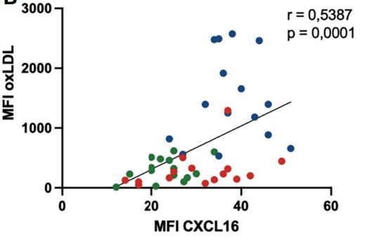 The mean fluorescence intensity (MFI) of CXCL16 and oxLDL is shown.jpg